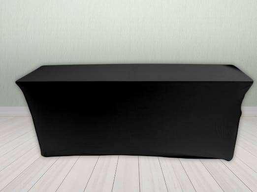 Meja Cover Ketat Hitam
