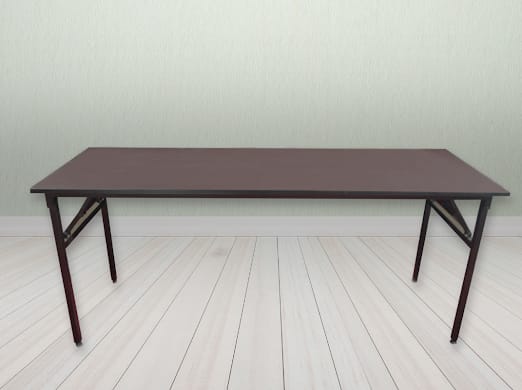 Meja Kotak Cokelat Tua