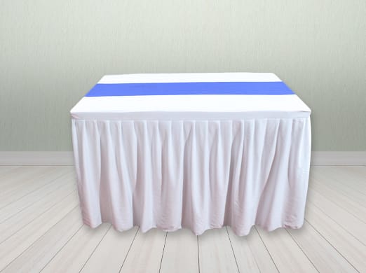 Meja Prasmanan Runner Biru